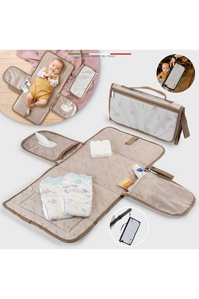 Elele Elelelife Baby Care Diaper Bag Natura Beige