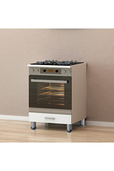 Fly Mobilya Beyaz Universal Ankastre Modülü Mutfak Ankastre Modül Dolabı