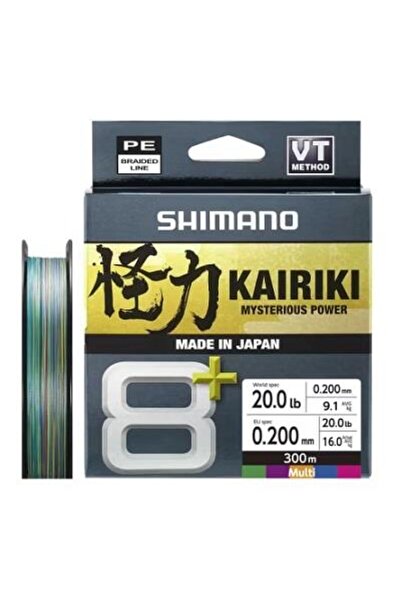 Shimano Kairiki 8+ 300 Mt 0.20mm İp Misina Multi Color