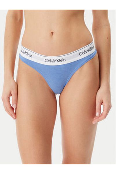 Calvin Klein Lenjerie intimă Calvin Klein Tanga pentru femei 0000F3786E Albastru
