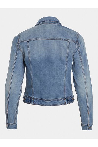 VILA Jachetă din denim pentru femei vila 14088911 albastră