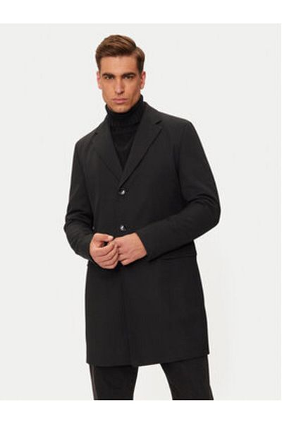 BOSS Men's Wool Coat 50502255 Black