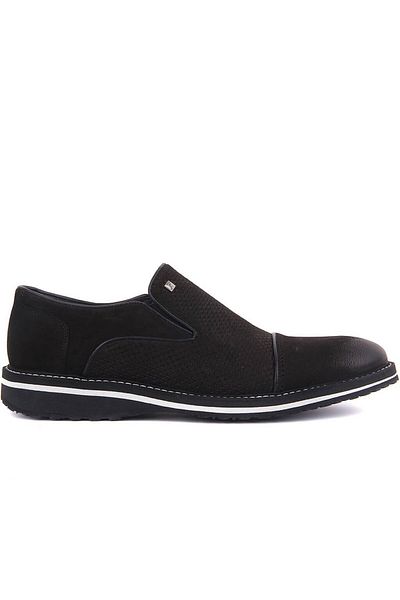 SailLakers Fosco - حذاء كاجوال رجالي أسود من Nubuck
