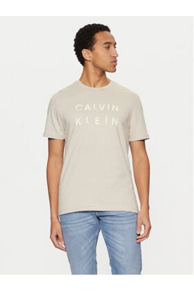Calvin Klein Men's T-Shirt K10K114156 Beige