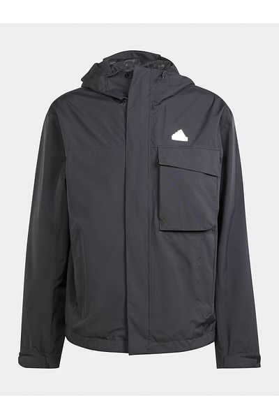 adidas Pelerina de ploaie pentru bărbați IN7192 Negru