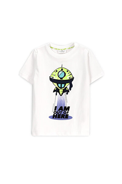 Coccodrillo Tricou băieți WC5143202CBK Alb