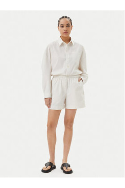 Birgitte Herskind Pantaloni scurți din material pentru femei 5564172 ecru