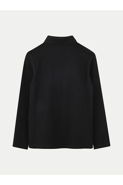 BOSS Polo pentru băieți J51175 Negru