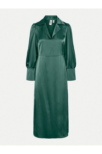 YAS yas Women's Shirt Dress 26034665 Green