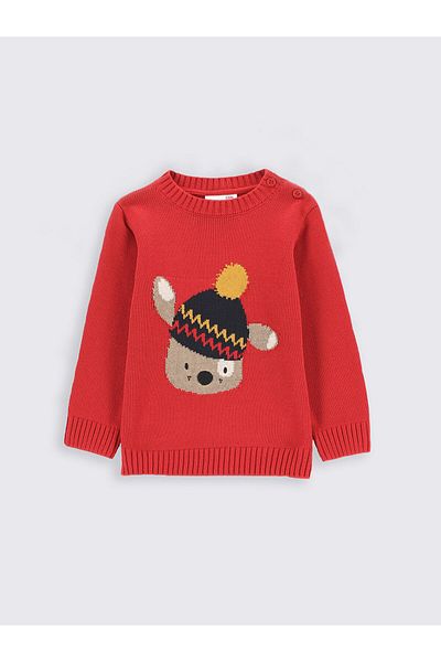 Coccodrillo Boy Sweater ZC2172101CWN Red
