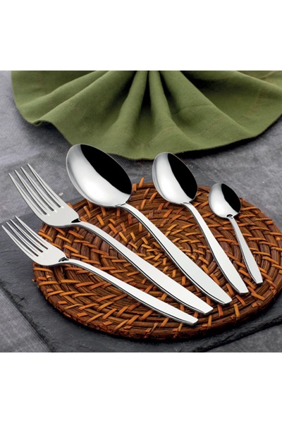 ÖZLİFE Silva 60 Piece Cutlery Set Plain