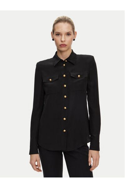 BALMAIN Cămașă de damă DF1HS050SD42 Negru