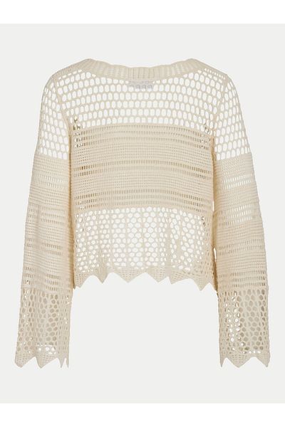 VILA Women's Cardigan 14106325 Beige