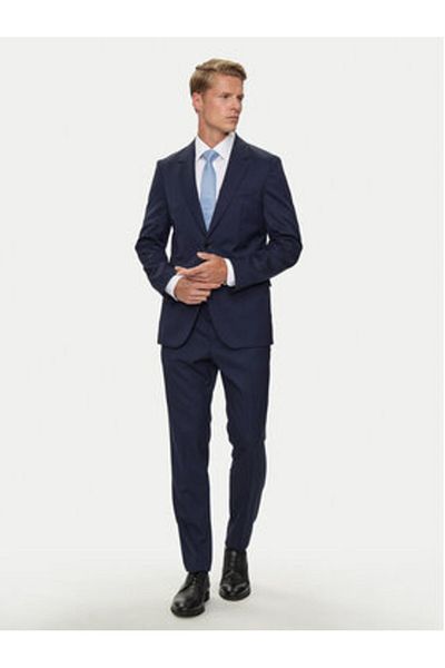 BOSS Men's Suit 50518120 Navy Blue