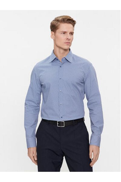 BOSS Cămașă bărbătească 50478620 Albastră