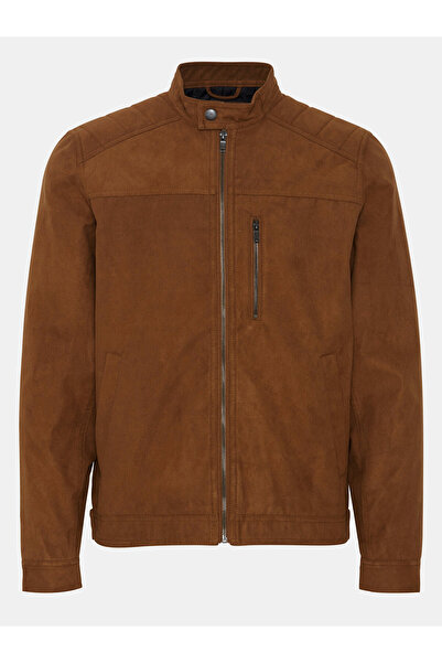 Blend Jachetă din piele ecologică pentru bărbați 20716626 maro