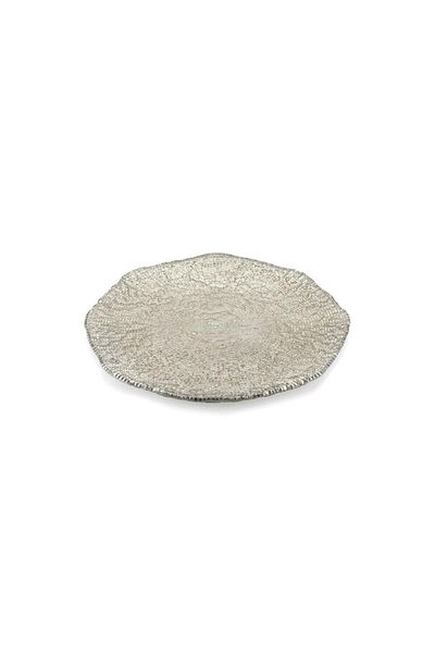 I.V.V Ivv Diamante Presentation Plate Beige 37 cm