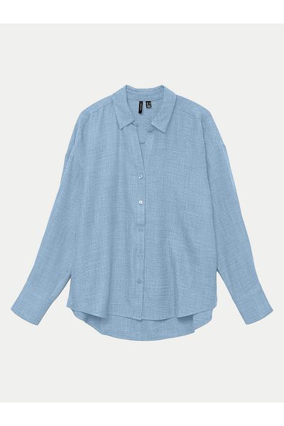 Vero Moda Cămașă de damă 10316389 Albastră