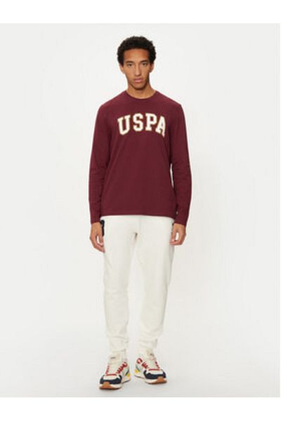 U.S. Polo Assn. us polo assn Mens Longsleeve MUP2184-D74 Red