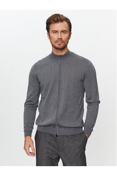 BOSS Men's Cardigan 50476347 Gray