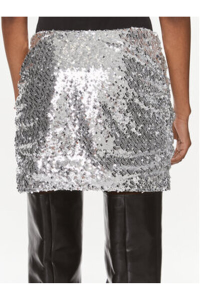 Birgitte Herskind Women's Mini Skirt 4945984 Silver