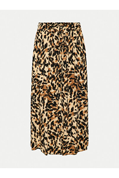 YAS Fustă midi pentru femei 26028279 maro