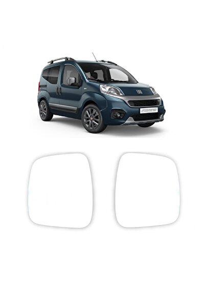 CMEPARTS Fiat Fiorino 2007-2024 Uyumlu Sağ+Sol Dikiz Ayna Camı Elektrikli Isı...
