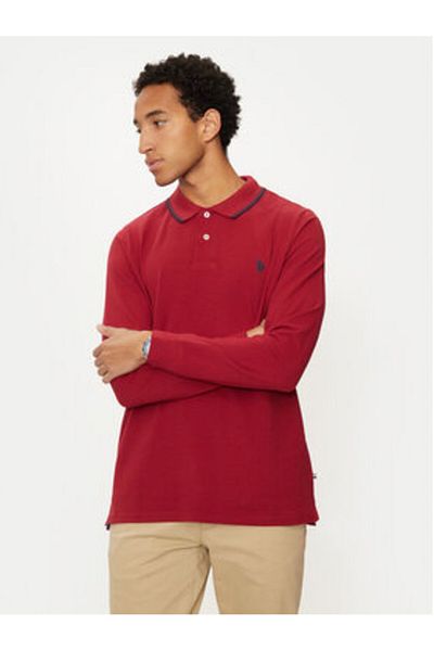 U.S. Polo Assn. us polo assn Mens Polo MUP2255-912 Red