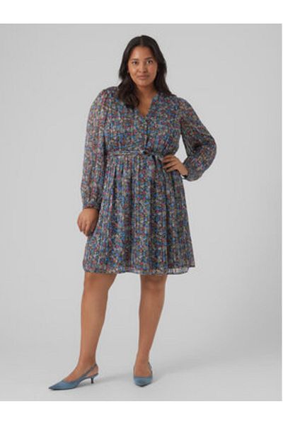 Veromoda Curve Rochie casual pentru femei vero moda curve 10297221 Colorată