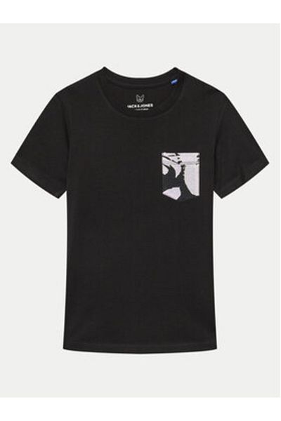 Jack & Jones Tricou Jack Jones Junior pentru băieți 12257614 Negru