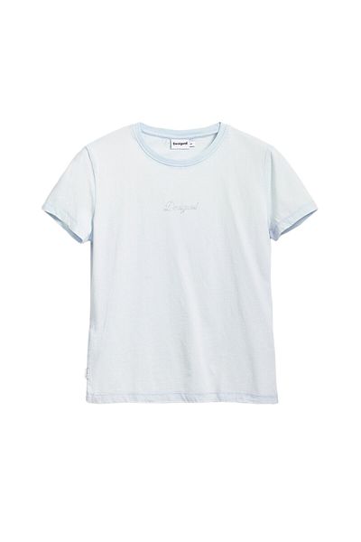 Desigual Tricou damă 25SWTK15 albastru deschis