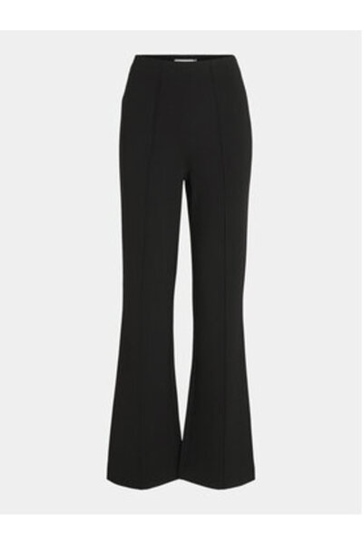 VILA vila Women's Fabric Trousers 14094017 Black
