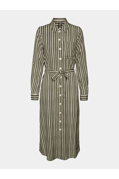 Vero Moda Rochie tip cămașă pentru femei 10306597 Maro