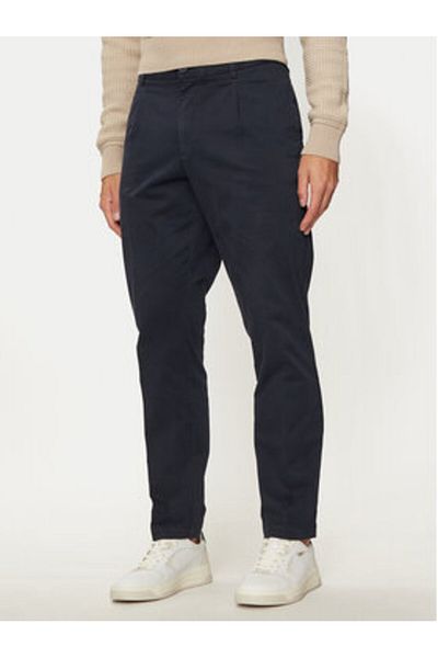 BOSS Men's Fabric Trousers 50524390 Navy Blue
