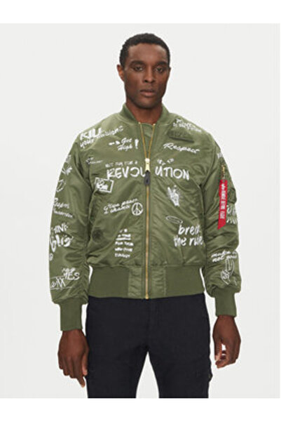 Alpha Industries Men's Bomber Jacket 156136 Green