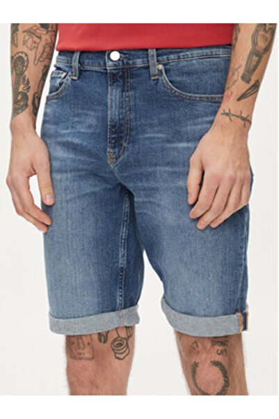 Calvin Klein Jeans Ανδρικό τζιν σορτς J30J324874 Μπλε