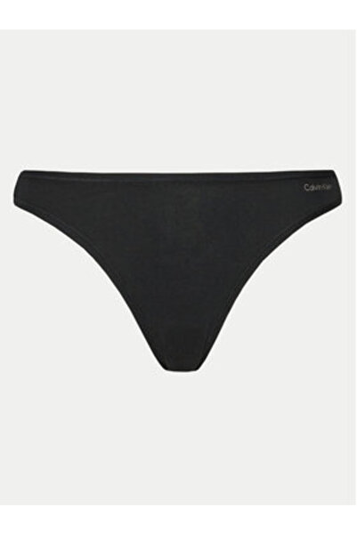 Calvin Klein Set de 3 perechi de chiloți clasici pentru femei 000QD5218E Negru