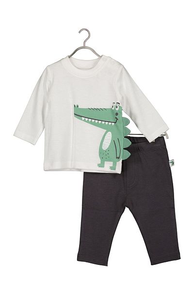 Blue Seven Boy Set Bodysuit and Pants 422190 X White