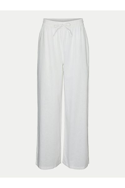 Vero Moda vero moda Women's Fabric Trousers 10305091 White