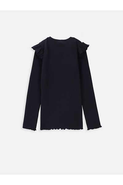 Coccodrillo Bluză pentru fete ZC3143101WGK Bleumarin