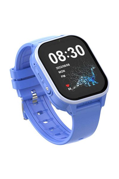 Techone Ceas inteligent GPS pentru copii cu localizare și telefon KT19t, albastru
