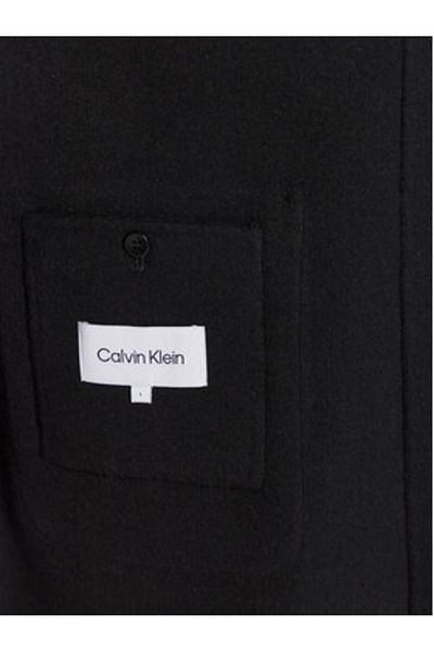 Calvin Klein Palton de lână pentru bărbați K10K111601 Negru