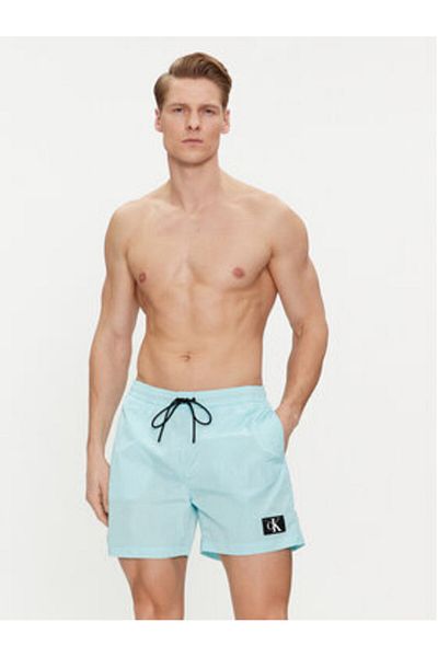 Calvin Klein Pantaloni scurți de baie pentru bărbați KM0KM00980 Albaștri