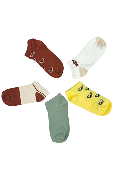 JUST SOCKS 5-пакет бебешки памучни къси чорапи