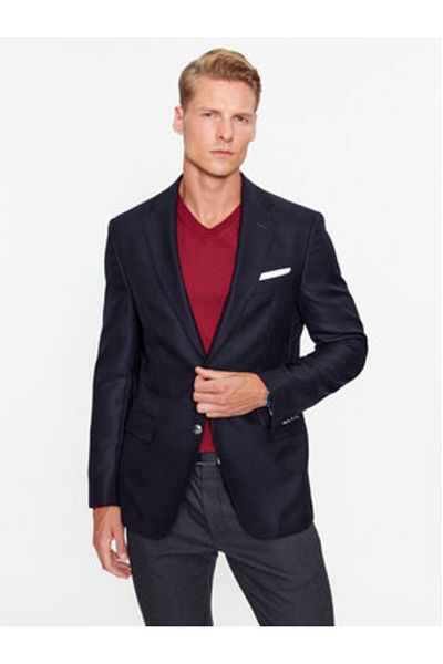 BOSS Jachetă bărbătească 50502974 bleumarin