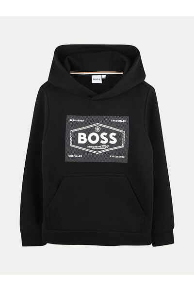 BOSS Hanorac pentru băieți J51194 Negru