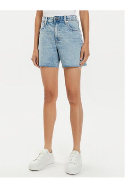 WRANGLER Pantaloni scurți din denim pentru femei 112357950 albaștri