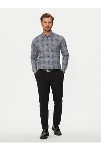BOSS boss Mens Shirt 50521641 Gray