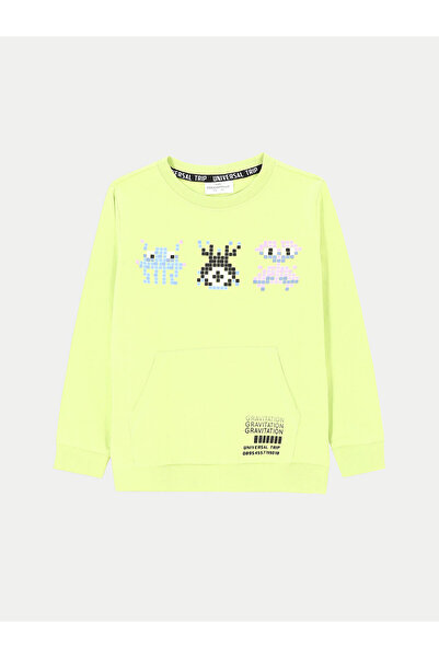 Coccodrillo Hanorac pentru băieți ZC4143102WBK Verde