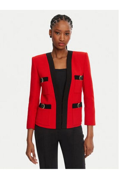 BALMAIN Women's Blazer DF1SM370WB86 Red